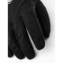 Mănuși Hestra Merino Windwool Liner - 5 finger Svart