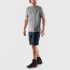 Tricou cu mânecă scurtă Fjällräven Abisko Day Hike SS Men Indigo Blue