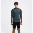 Tricou cu mânecă lungă Aclima WarmWool Mock Neck Shirt Men Green Gables