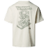 Tricou cu mânecă scurtă The North Face CONNECT RELAXED SS TEE-GRAPHIC Men WHITE DUNE