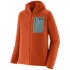 R1 Air Full-Zip Hoody Men Coal Orange