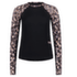 Tricou cu mânecă lungă Mons Royale Bella Merino Long Sleeve Women Rock Leopard/Black