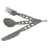 Tacâmuri Sea to Summit Alpha set (Knife, Fork, Spoon) Grey Anodised