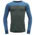 Tricou cu mânecă lungă Devold Kvitegga Shirt Men 427C WOODS/BLUE