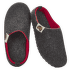 Papuci de casă Gumbies Outback Charcoal & Red Charcoal / Red