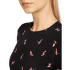 Tricou cu mânecă lungă Icebreaker Merino 200 Oasis LS Crewe Ski Day Women TOPAZ/HYDRO/AOP