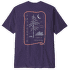 Tricou cu mânecă scurtă Patagonia Clean Climb Roots Responsibili-Tee Men Plummet Purple