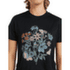 Tricou cu mânecă scurtă Icebreaker Merino 150 Tech Lite SS Crop Tee NZ Flora Women ECRU HTHR