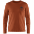 Tricou cu mânecă lungă Fjällräven Forever Nature Badge LS T-Shirt Men Autumn Leaf