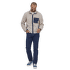 Hanorac Patagonia Synch Jacket Men Oatmeal Heather w/Shore Blue