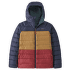 Jachetă Patagonia Reversible Down Sweater Hoody  Kids Nouveau Green