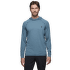 Tricou cu mâneci lungi Black Diamond LS Alpenglow Hoody Men Relief-Fog Blue-Midnight Blue