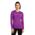 Tricou cu mânecă lungă Icebreaker Merino 200 Oasis LS Crewe Mountain Pulse Women PASSION