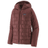 Hi-Loft Nano Puff Hoody Women Dark Ruby