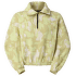 MOUNTAIN ATHLETICS FLEECE 1/4 ZIP-PRIN Women MKO LEMON MIST PAINTED MOUNTAINS PRINT