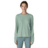 Tricou cu mânecă lungă Patagonia Long-Sleeved Cap Cool Sun Shirt Women Nouveau Green - Blue Sage X-Dye