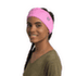 Bandă pentru cap Buff Lightweight Merino Wool Headband SOLID FLUOR FUCHSIA