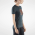 Tricou cu mânecă scurtă Fjällräven Abisko Wool Fox SS Women Lavender Mist- Dark Navy