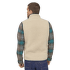 Vesta Patagonia Retro Pile Vest Men Pelican w/Smolder Blue