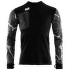 Tricou cu mânecă lungă Aclima Lars Monsen Femunden crewneck Men Jet Black/Marengo/Femunden Dark