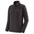 Tricou cu mânecă lungă Patagonia R1 Air Zip Neck Women Black