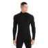 Tricou cu mânecă lungă Icebreaker Merino 260 Tech LS Half Zip Men Black