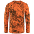 Tricou cu mânecă lungă Fjällräven Värmland Wool LS Men Orange Multi Camo