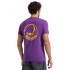 Tricou cu mânecă scurtă La Sportiva Climbing on the Moon T-Shirt Men Viola/Giallo