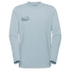 Tricou cu mânecă lungă Mammut MOUTAIN LONGSLEEVE T-SHIRT MEN BLUEMLISALPHORN nebla