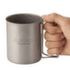 Cană Soto Ultralight Titanium Mug 450 ml