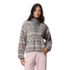 Jachetă Columbia Sequoia Grove II Printed Half Zip Women Ancient Fossil Wizard Island Tonal 271
