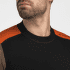 Tricou cu mânecă lungă Aclima WoolNet Hiking Crew Neck shirt Men Jet Black/Tarmac/Gold Flame