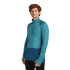Tricou cu mânecă lungă Icebreaker Merino 200 ZoneKnit™ LS Half Zip Men ATLANTIS/TOPAZ/CB