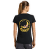 Tricou cu mânecă scurtă La Sportiva CLIMBING ON THE MOON T-Shirt Women Viola/Giallo