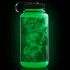Sticlă Nalgene 32oz WM Glow Glow w/Black Worms