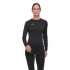 Tricou cu mânecă lungă Mammut ALL-MOUNTAIN SEAMLESS BL LONGSLEEVE MID WOMEN black 0001