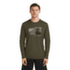Tricou cu mânecă lungă Icebreaker Merino 150 Tech Lite LS Tee Peak Balance Men DK LODEN