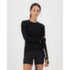 Tricou cu mânecă lungă Mons Royale Bella Merino Long Sleeve Women Black