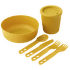 Set Sea to Summit Passage Dinnerware Set - [1P] [6 Piece] Arrowwood Yellow