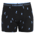 Boxeri Icebreaker Merino 150 Anatomica Boxers Ski Day Men BLACK/AOP