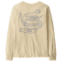 Tricou cu mânecă lungă Patagonia Long-Sleeved Graphic T-Shirt Kids Skisel: Undyed Natural
