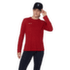 Tricou cu mânecă lungă Mammut MASSONE LIGHT LONGSLEEVE WOMEN 3818 dark mammut red