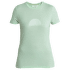 Tricou cu mânecă scurtă Icebreaker Merino 150 Tech Lite III SS Tee Shine Women GLASS