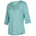 Tricou cu mânecă scurtă La Sportiva Wildflower T-Shirt Women Lagoon