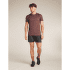 Tricou cu mânecă scurtă Icebreaker Merino 150 Tech Lite SS Tee Single Line Camp Men Midnight Navy
