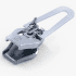 Fermoar ZlideON Repair slider for metal zipper Silver