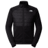 Jachetă The North Face REAXION 2.0 FLEECE HYBRID FULL ZIP JACKET Men TNF BLACK HEATHER