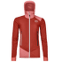 Jachetă Ortovox SWISSWOOL COL BECCHEI HYBRID JACKET WOMEN 23501 sunset orange