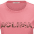 Tricou cu mânecă scurtă Aclima LightWool Tee Logo Women Sun Kissed Coral