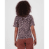 Tricou cu mânecă scurtă Mons Royale Icon Merino T-Shirt Women Rock Leopard